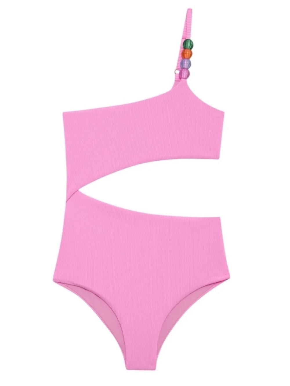 Beach Riot Girls Little Brynn One Piece Swimsuit in Pink SZ 9/10 NWT
